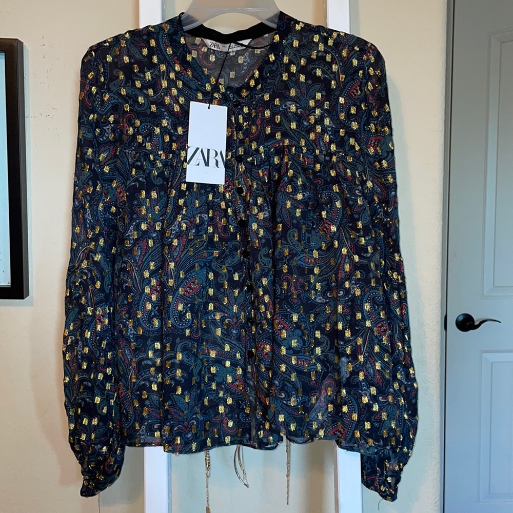 Brand new cute Zara blouse!